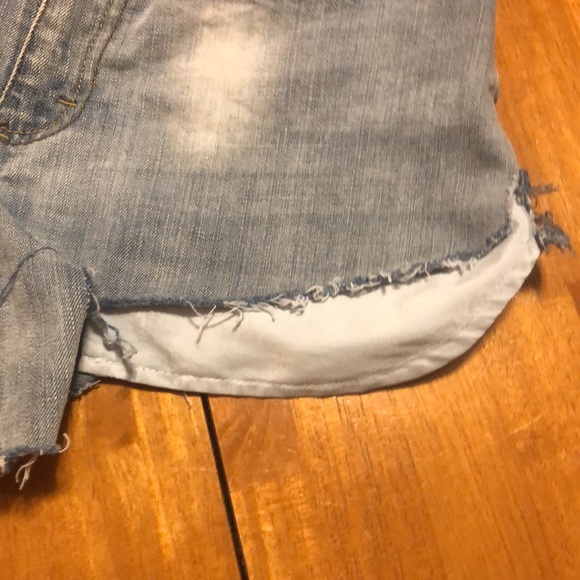 Vintage wrangler jean shorts handcut - Picture 4 of 9